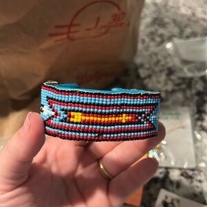 Handmade beaded bracelet